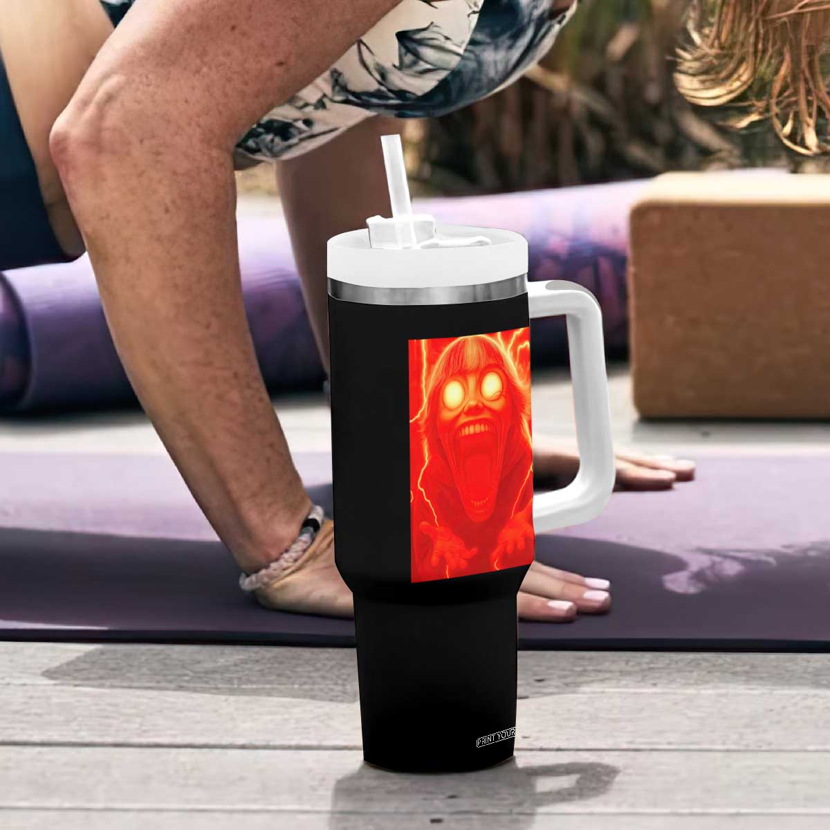 Mason 67 Devil Edit Graphic Tumbler With Handle Viral 6 7 Possession Six Seven Meme TS02 Print Your Wear