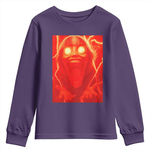Mason 67 Devil Edit Graphic Youth Sweatshirt Viral 6 7 Possession Six Seven Meme TS02 Purple Print Your Wear