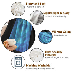 Divine 67 Meme Throw Blanket Celestial Mason 6 7 Spiritual Six Seven Angelcore TS02 Print Your Wear