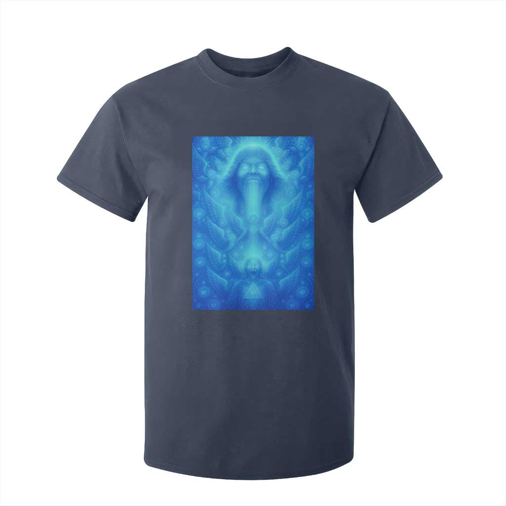 Divine 67 Meme T Shirt For Kid Celestial Mason 6 7 Spiritual Six Seven Angelcore TS02 Navy Print Your Wear
