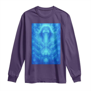 Divine 67 Meme Long Sleeve Shirt Celestial Mason 6 7 Spiritual Six Seven Angelcore TS02 Purple Print Your Wear