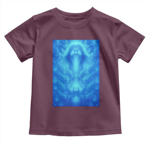 Divine 67 Meme Toddler T Shirt Celestial Mason 6 7 Spiritual Six Seven Angelcore TS02 Maroon Print Your Wear