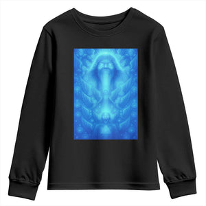 Divine 67 Meme Youth Sweatshirt Celestial Mason 6 7 Spiritual Six Seven Angelcore TS02 Black Print Your Wear