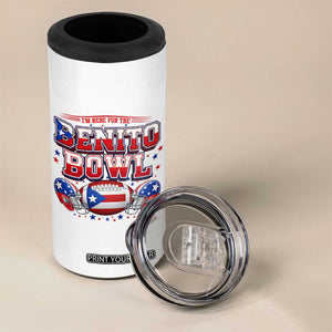 I’m Here for the Benito Bowl 4 in 1 Can Cooler Tumbler Funny Music Fan Football Game Day TS02 Print Your Wear