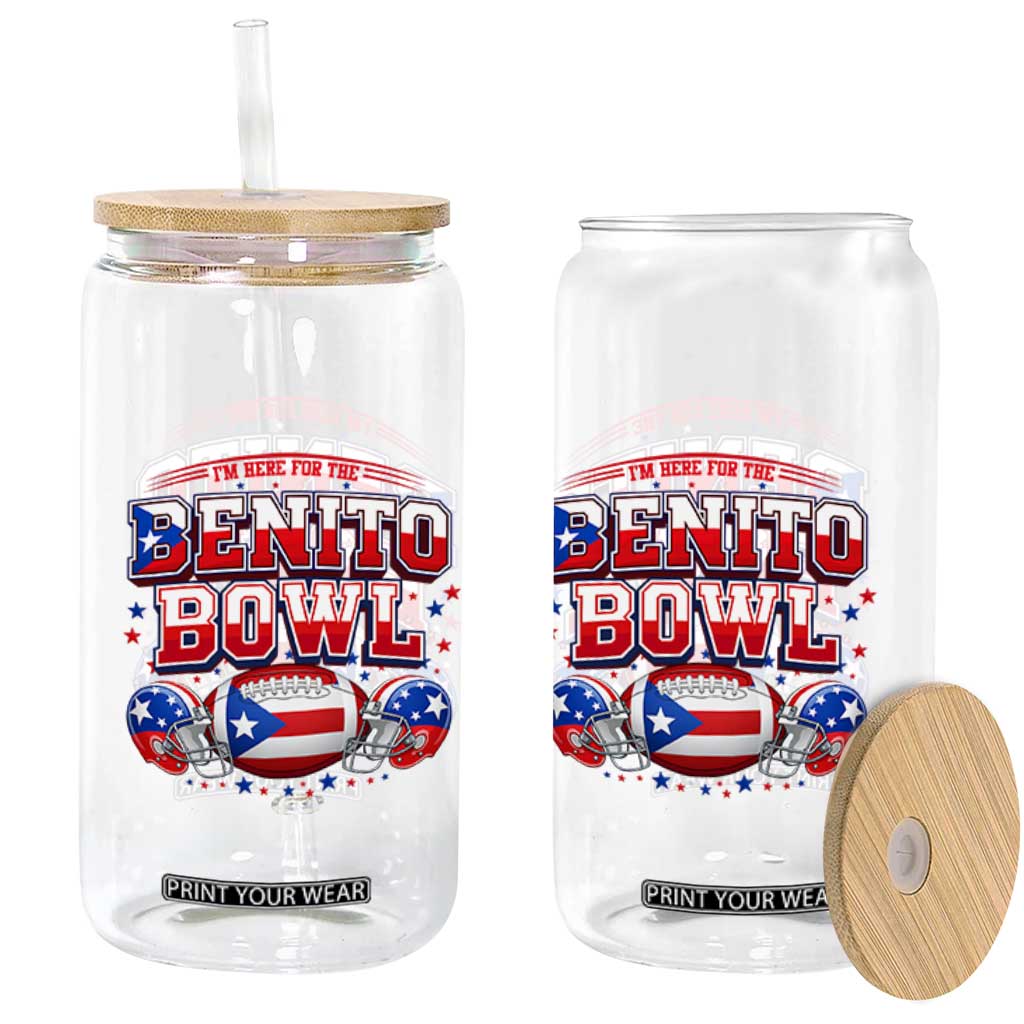 I’m Here for the Benito Bowl Glass Can Funny Music Fan Football Game Day TS02 Print Your Wear