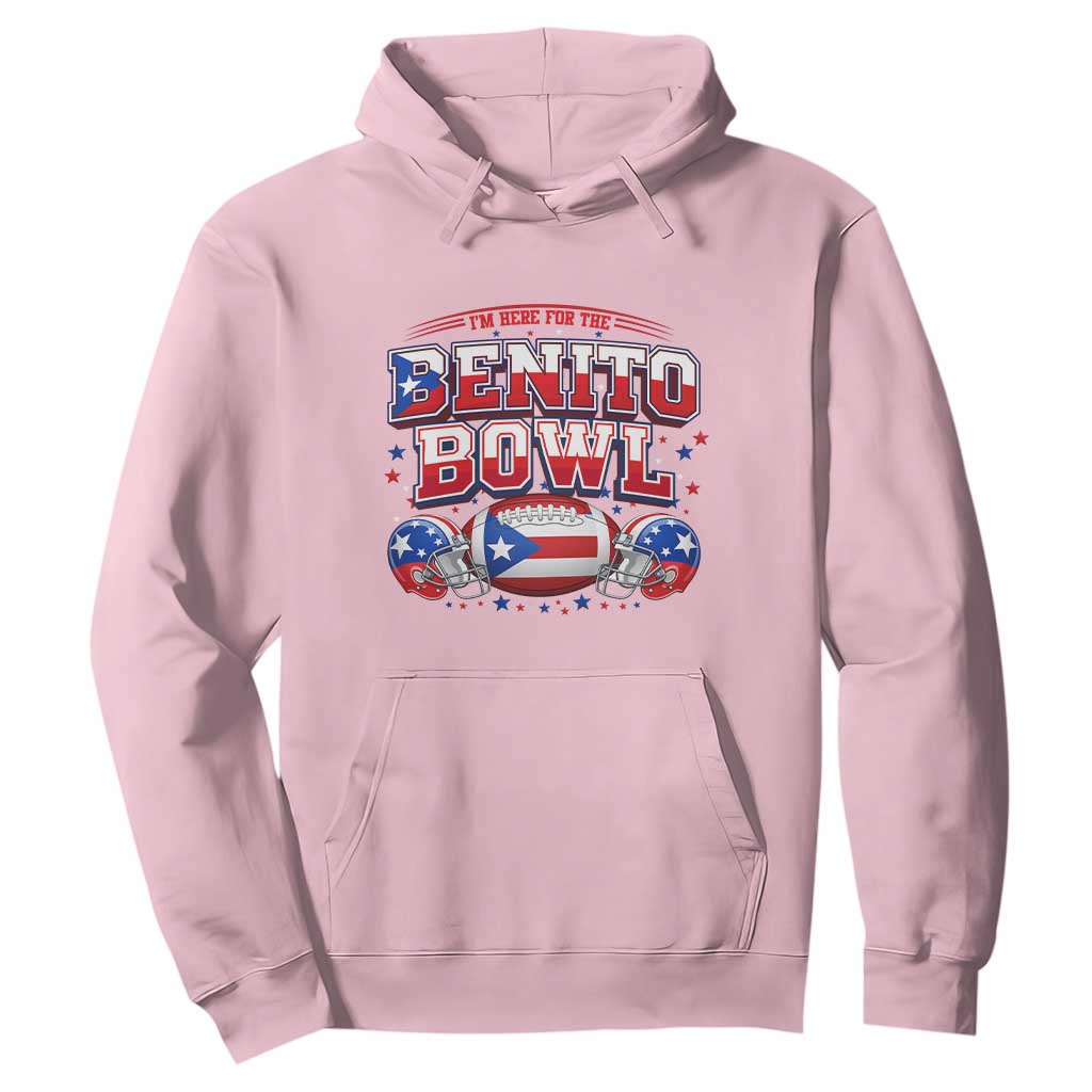 I’m Here for the Benito Bowl Hoodie Funny Music Fan Football Game Day TS02 Light Pink Print Your Wear