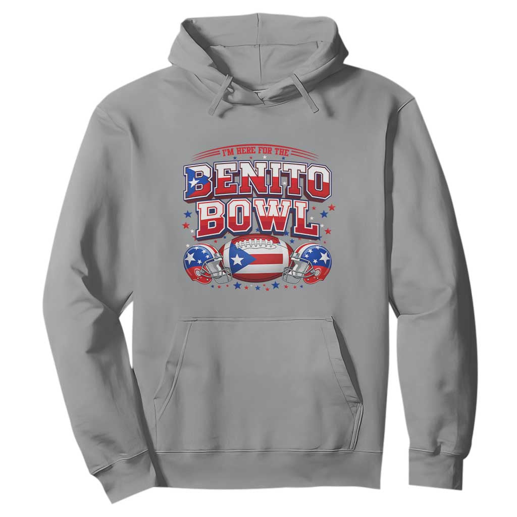 I’m Here for the Benito Bowl Hoodie Funny Music Fan Football Game Day TS02 Sport Gray Print Your Wear