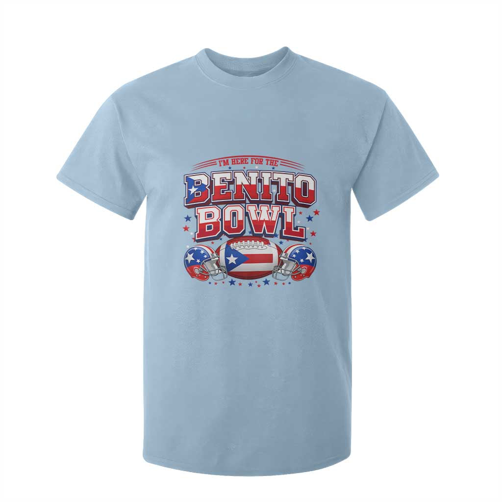 I’m Here for the Benito Bowl T Shirt For Kid Funny Music Fan Football Game Day TS02 Light Blue Print Your Wear