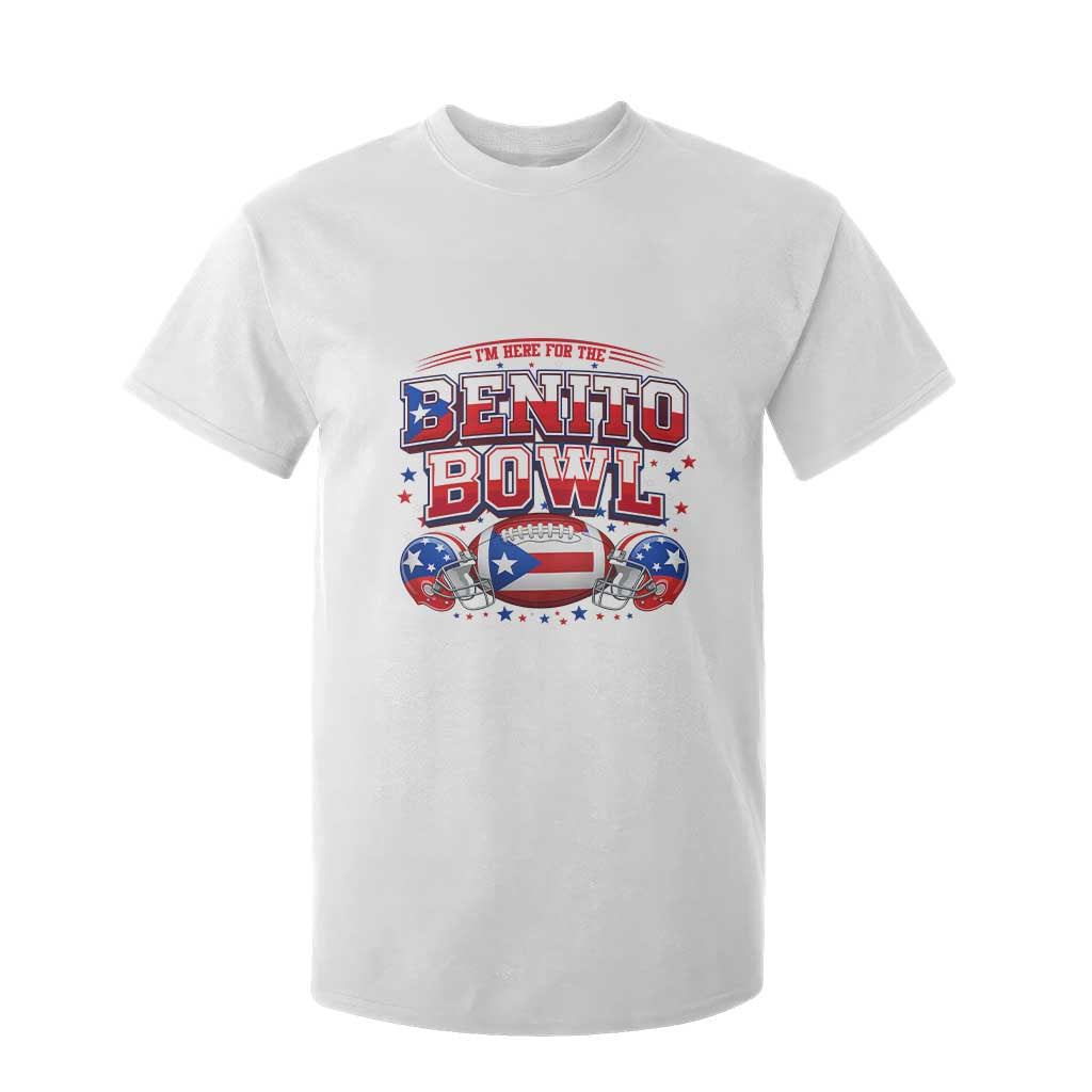 I’m Here for the Benito Bowl T Shirt For Kid Funny Music Fan Football Game Day TS02 White Print Your Wear