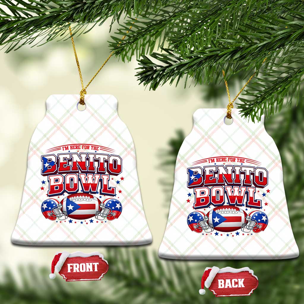 I’m Here for the Benito Bowl Ceramic Ornament Funny Music Fan Football Game Day TS02 Print Your Wear