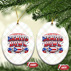 I’m Here for the Benito Bowl Ceramic Ornament Funny Music Fan Football Game Day TS02 Print Your Wear