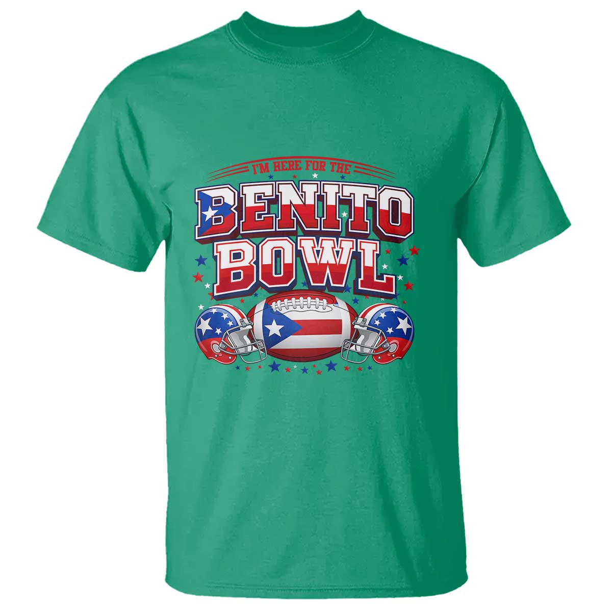 I’m Here for the Benito Bowl T Shirt Funny Music Fan Football Game Day TS02 Irish Green Print Your Wear
