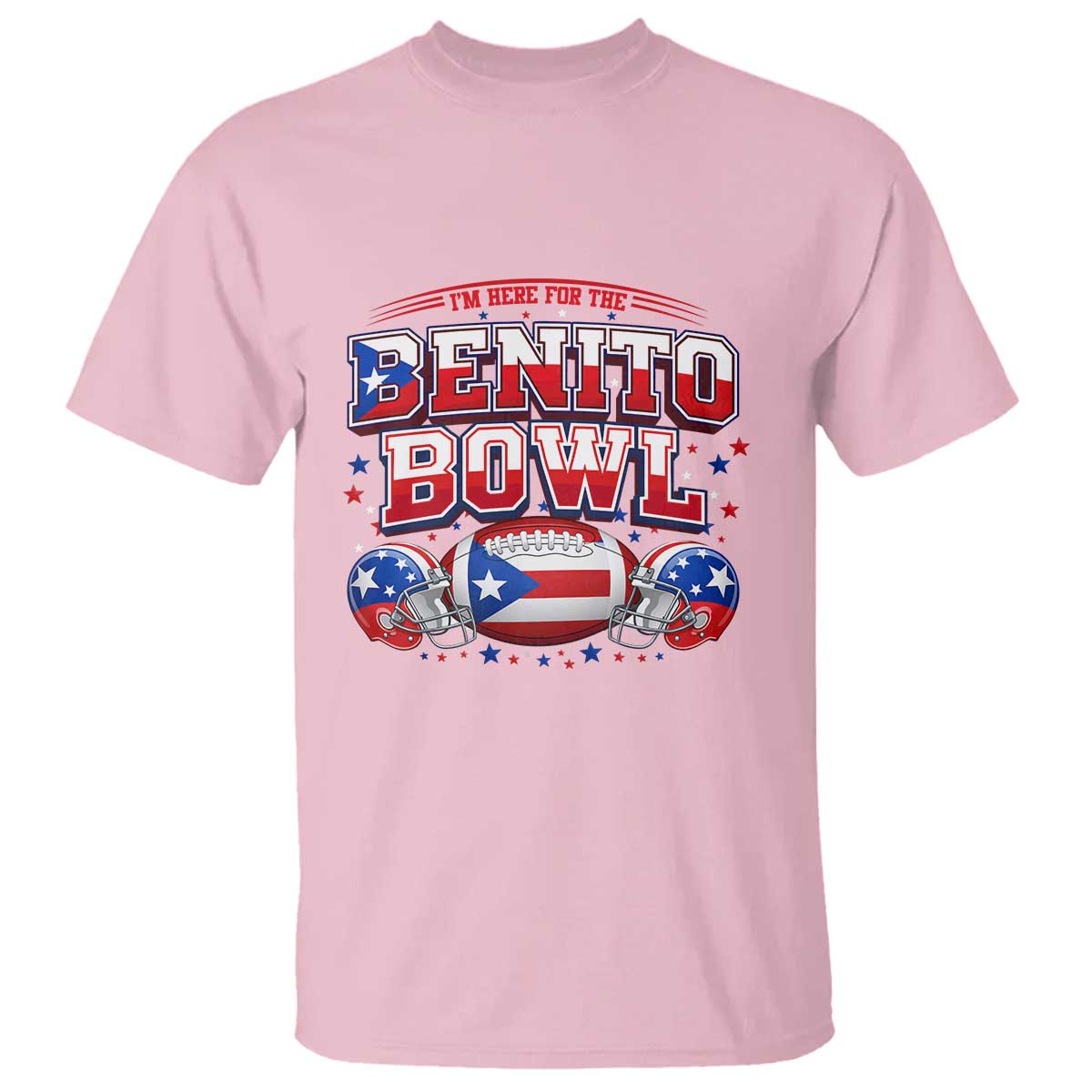 I’m Here for the Benito Bowl T Shirt Funny Music Fan Football Game Day TS02 Light Pink Print Your Wear
