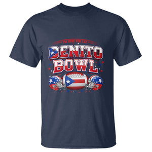 I’m Here for the Benito Bowl T Shirt Funny Music Fan Football Game Day TS02 Navy Print Your Wear