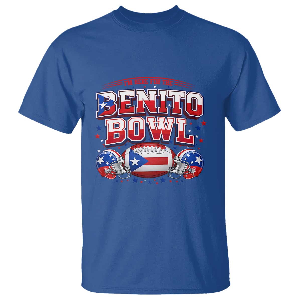 I’m Here for the Benito Bowl T Shirt Funny Music Fan Football Game Day TS02 Royal Blue Print Your Wear