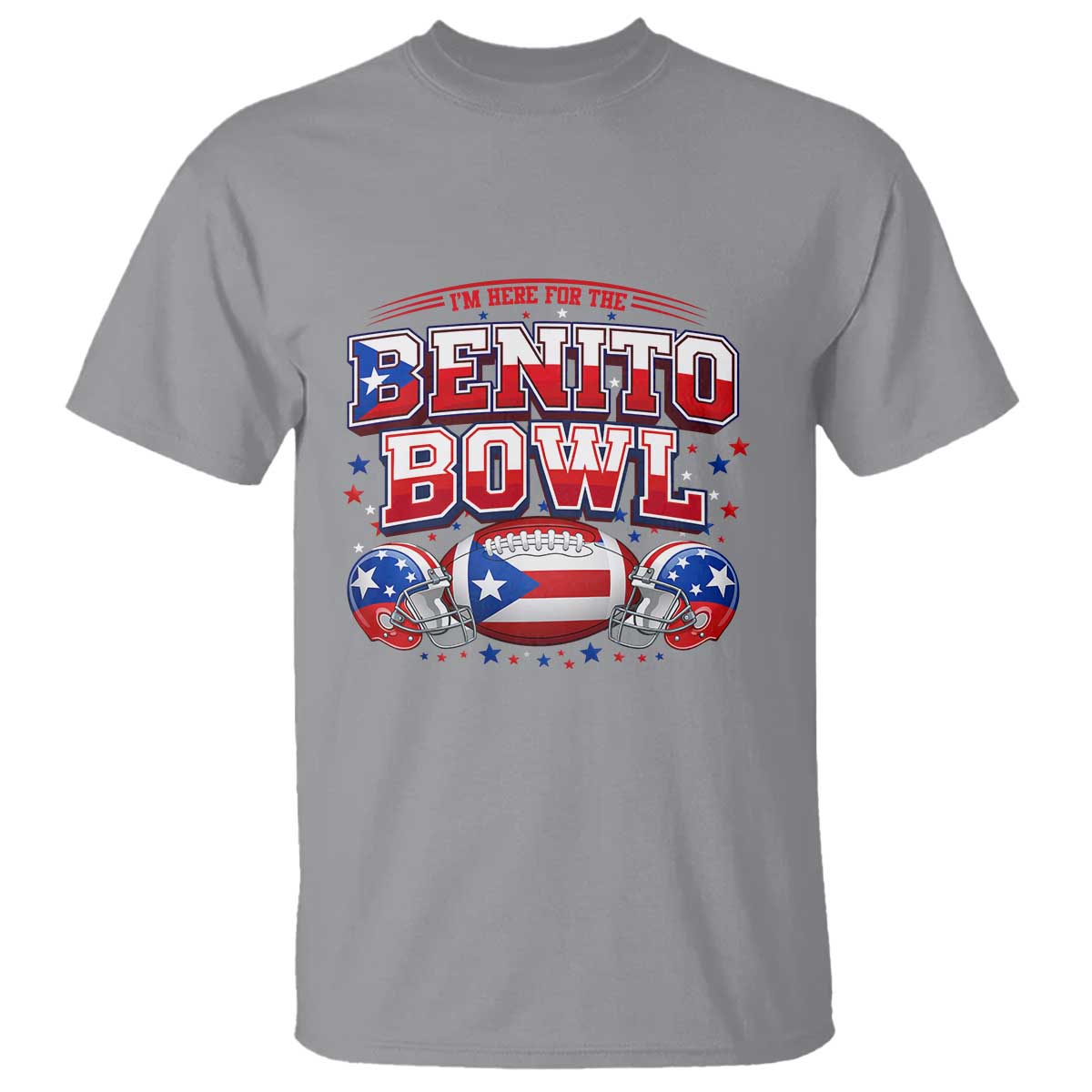 I’m Here for the Benito Bowl T Shirt Funny Music Fan Football Game Day TS02 Sport Gray Print Your Wear