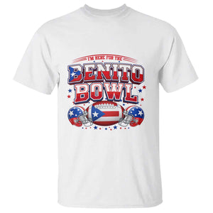 I’m Here for the Benito Bowl T Shirt Funny Music Fan Football Game Day TS02 White Print Your Wear