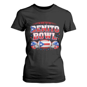 I’m Here for the Benito Bowl T Shirt For Women Funny Music Fan Football Game Day TS02 Black Print Your Wear