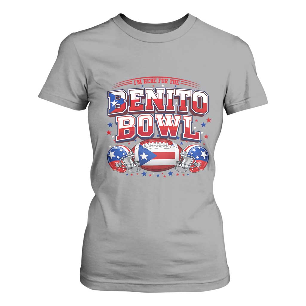 I’m Here for the Benito Bowl T Shirt For Women Funny Music Fan Football Game Day TS02 Sport Gray Print Your Wear