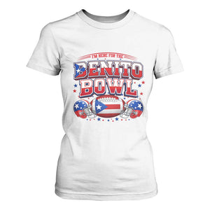 I’m Here for the Benito Bowl T Shirt For Women Funny Music Fan Football Game Day TS02 White Print Your Wear
