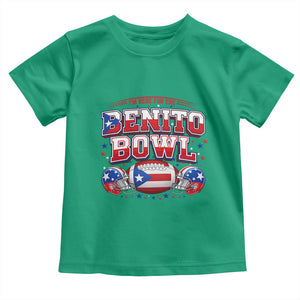 I’m Here for the Benito Bowl Toddler T Shirt Funny Music Fan Football Game Day TS02 Irish Green Print Your Wear