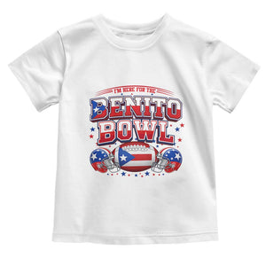 I’m Here for the Benito Bowl Toddler T Shirt Funny Music Fan Football Game Day TS02 White Print Your Wear