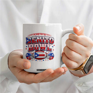 I’m Here for the Benito Bowl Coffee Mug Funny Music Fan Football Game Day TS02 Print Your Wear