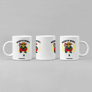 Benito Bowl Coquí Frog Football Coffee Mug Funny Puerto Rico Flag Game Day Music Fans TS02 Print Your Wear