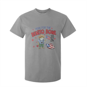 Here for the Benito Bowl 2026 Coquí Frog T Shirt For Kid Puerto Rican Funny Football Music Fans TS02 Sport Gray Print Your Wear
