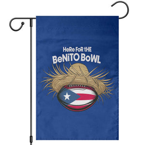 Here for the Benito Bowl Straw Hat Garden Flag Puerto Rico Flag Football Music Fans TS02 Royal Blue Print Your Wear