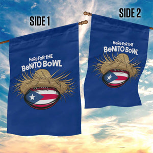 Here for the Benito Bowl Straw Hat Garden Flag Puerto Rico Flag Football Music Fans TS02 Print Your Wear
