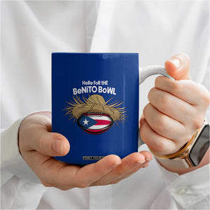 Here for the Benito Bowl Straw Hat Coffee Mug Puerto Rico Flag Football Music Fans TS02 Print Your Wear