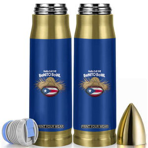 Here for the Benito Bowl Straw Hat Bullet Tumbler Puerto Rico Flag Football Music Fans TS02 Royal Blue Print Your Wear