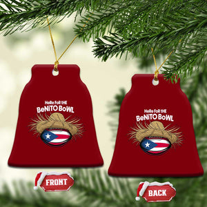Here for the Benito Bowl Straw Hat Ceramic Ornament Puerto Rico Flag Football Music Fans TS02 Print Your Wear