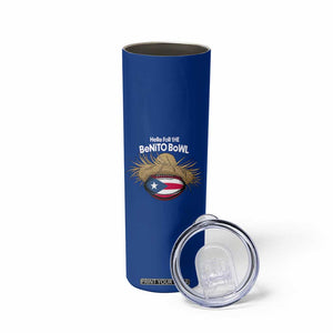 Here for the Benito Bowl Straw Hat Skinny Tumbler Puerto Rico Flag Football Music Fans TS02 Print Your Wear
