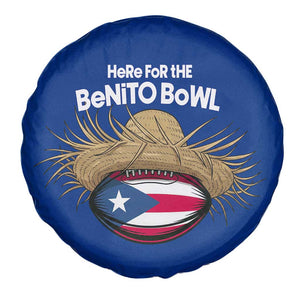 Here for the Benito Bowl Straw Hat Spare Tire Cover Puerto Rico Flag Football Music Fans TS02 Print Your Wear