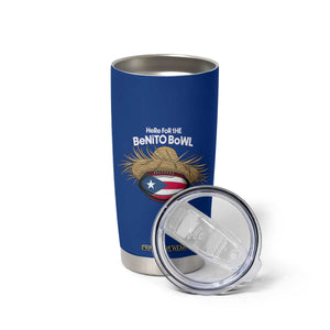 Here for the Benito Bowl Straw Hat Tumbler Cup Puerto Rico Flag Football Music Fans TS02 Print Your Wear
