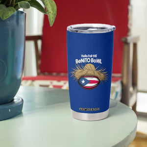 Here for the Benito Bowl Straw Hat Tumbler Cup Puerto Rico Flag Football Music Fans TS02 Print Your Wear