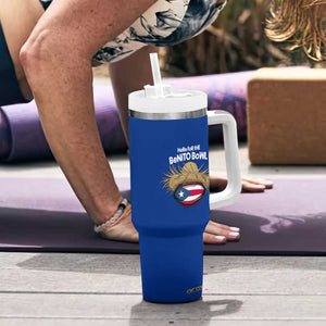 Here for the Benito Bowl Straw Hat Tumbler With Handle Puerto Rico Flag Football Music Fans TS02 Print Your Wear