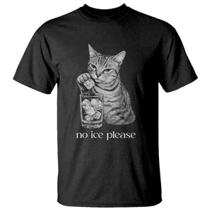 No Ice Please Realistic Angry Cat Graphic T Shirt Resistance Against Ice Protest TS02 Black Print Your Wear