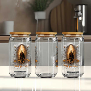 Walk for Peace Lantern Path Glass Can Monk and Aloka the Dog Spiritual Journey TS02 Print Your Wear