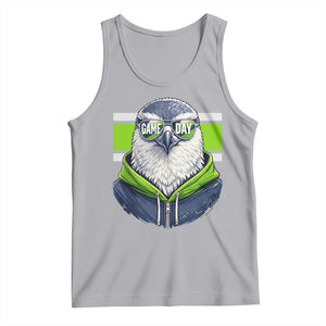Cool Hawk Wearing Hoodie Graphic Tank Top Game Day Swagger TS02 Athletic Heather Print Your Wear