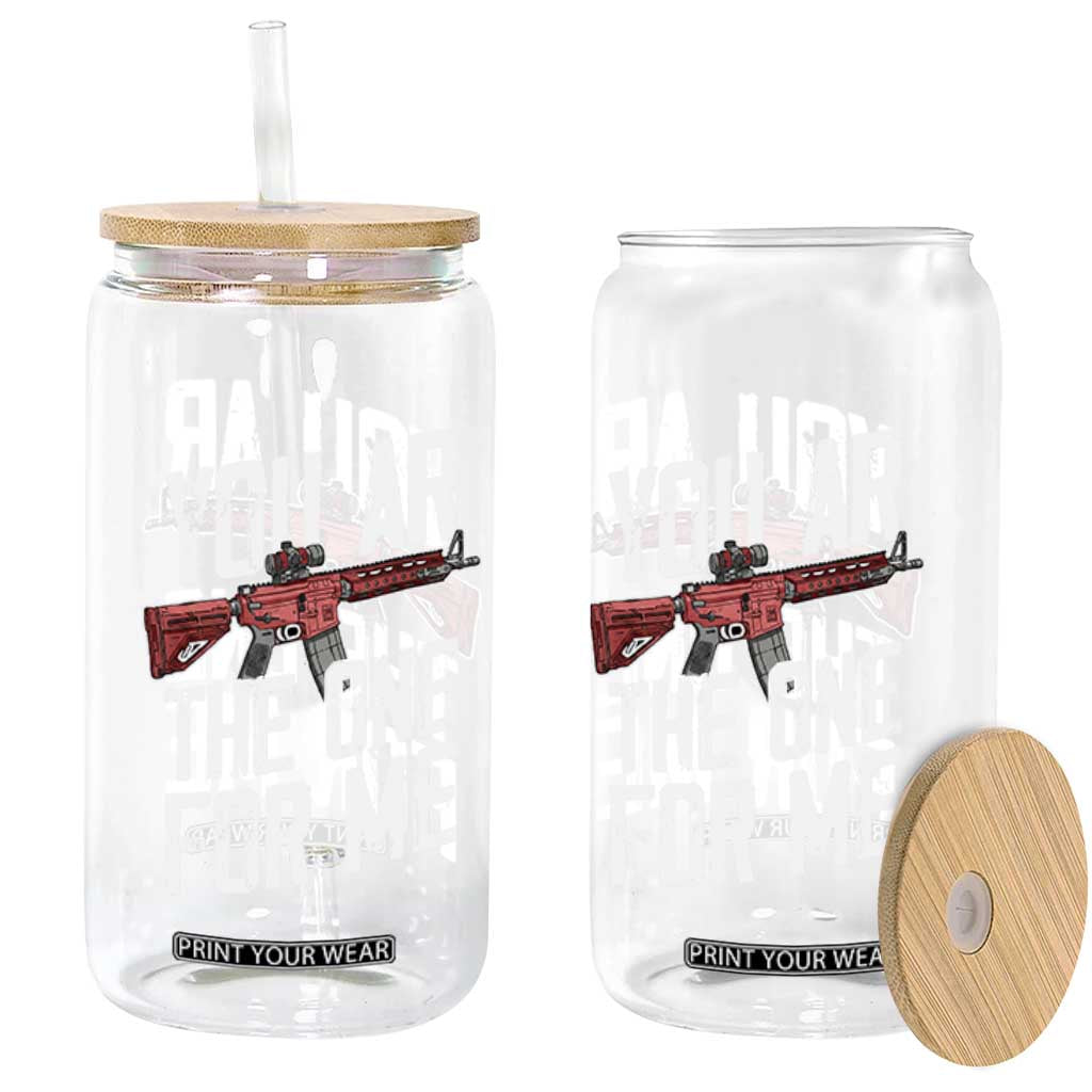 Funny Gun Lover Valentine Pun Glass Can You AR the One for Me Tactical Romance TS02 Print Your Wear