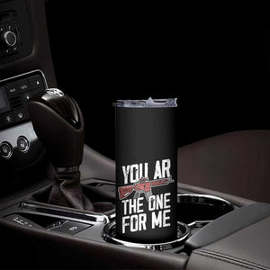 Funny Gun Lover Valentine Pun Skinny Tumbler You AR the One for Me Tactical Romance TS02 Print Your Wear