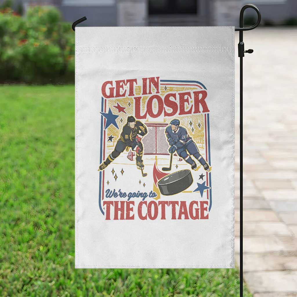 Get In Loser We’re Going To The Cottage Garden Flag Hockey Romance LGBT Retro Summer Road Trip TS02 Print Your Wear
