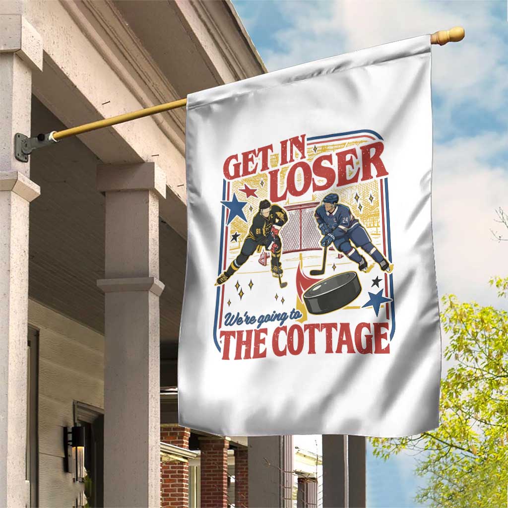 Get In Loser We’re Going To The Cottage Garden Flag Hockey Romance LGBT Retro Summer Road Trip TS02 Print Your Wear
