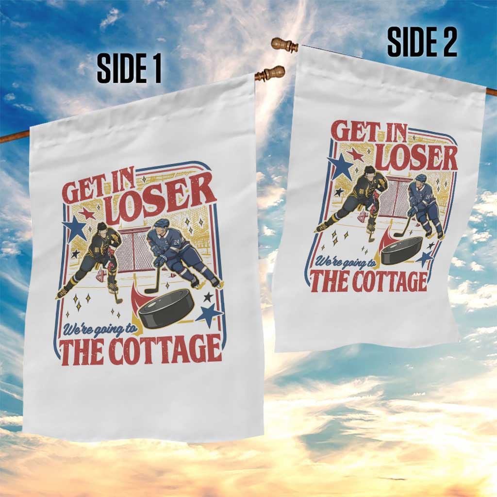 Get In Loser We’re Going To The Cottage Garden Flag Hockey Romance LGBT Retro Summer Road Trip TS02 Print Your Wear