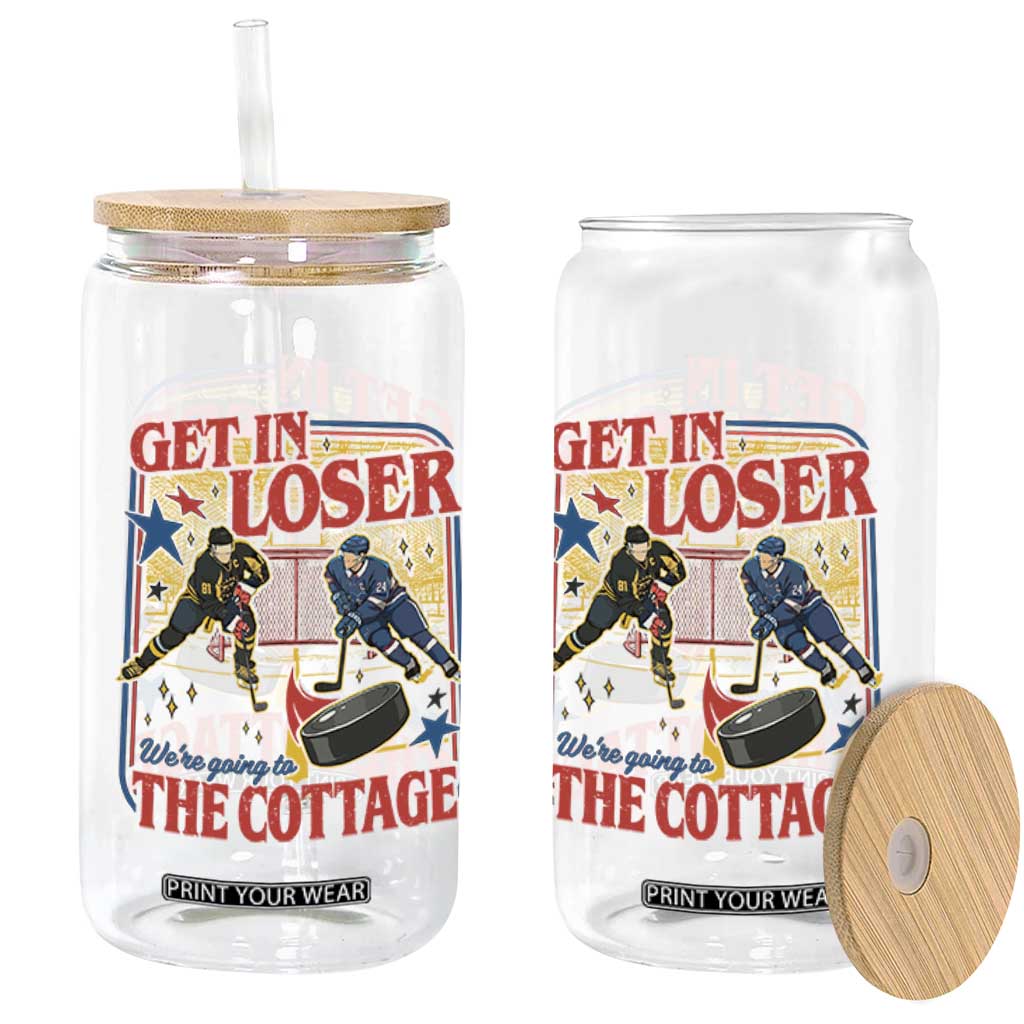 Get In Loser We’re Going To The Cottage Glass Can Hockey Romance LGBT Retro Summer Road Trip TS02 Print Your Wear