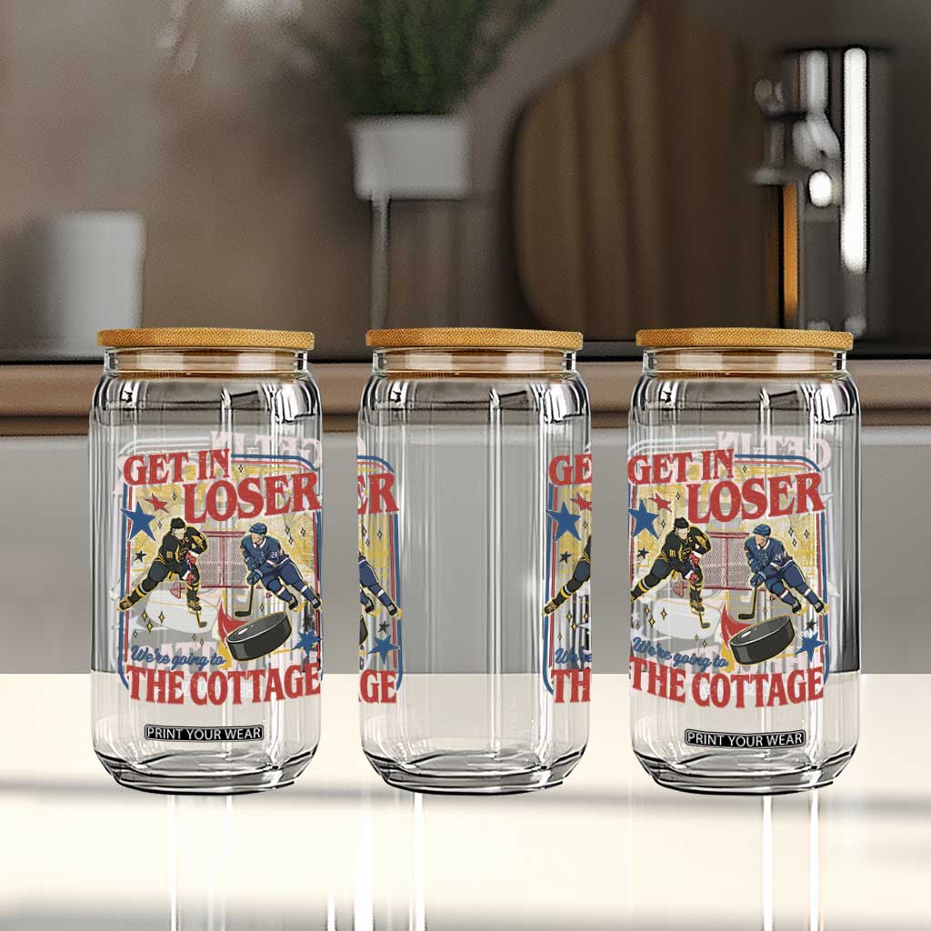 Get In Loser We’re Going To The Cottage Glass Can Hockey Romance LGBT Retro Summer Road Trip TS02 Print Your Wear