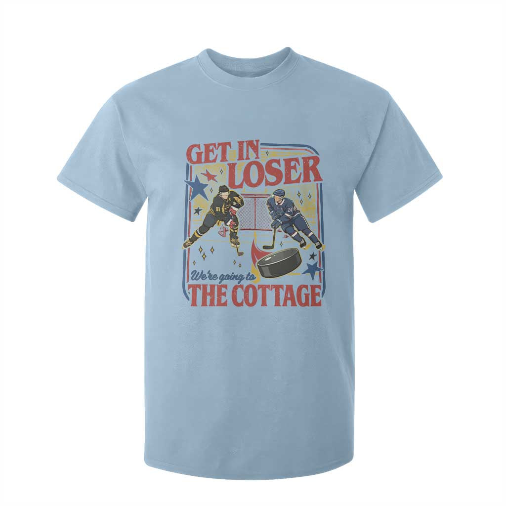 Get In Loser We’re Going To The Cottage T Shirt For Kid Hockey Romance LGBT Retro Summer Road Trip TS02 Light Blue Print Your Wear
